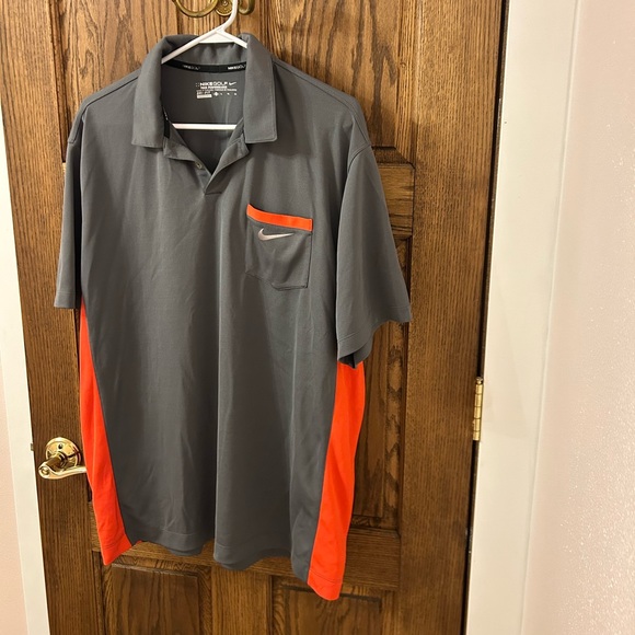 Nike Golf Performance Dri-FIT Gray Polo Shirt XL - Picture 3 of 8